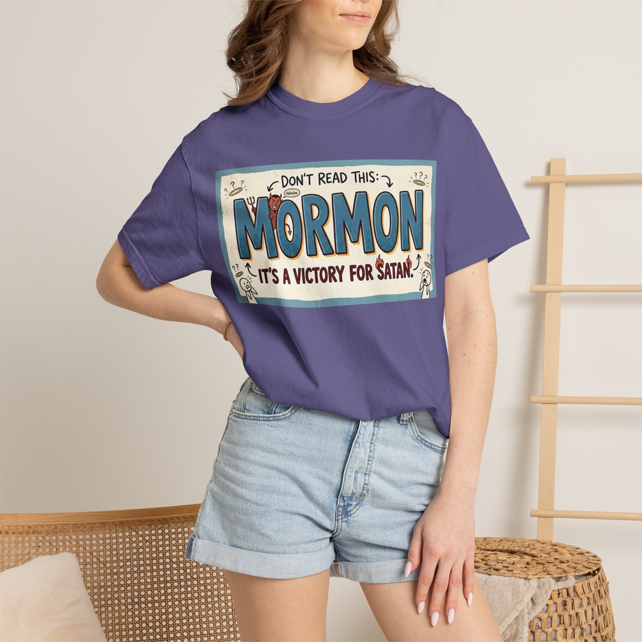 "Victory for Satan T-Shirt" Unisex Garment-Dyed T-shirt