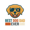 "Best Dog Dad" Sticker