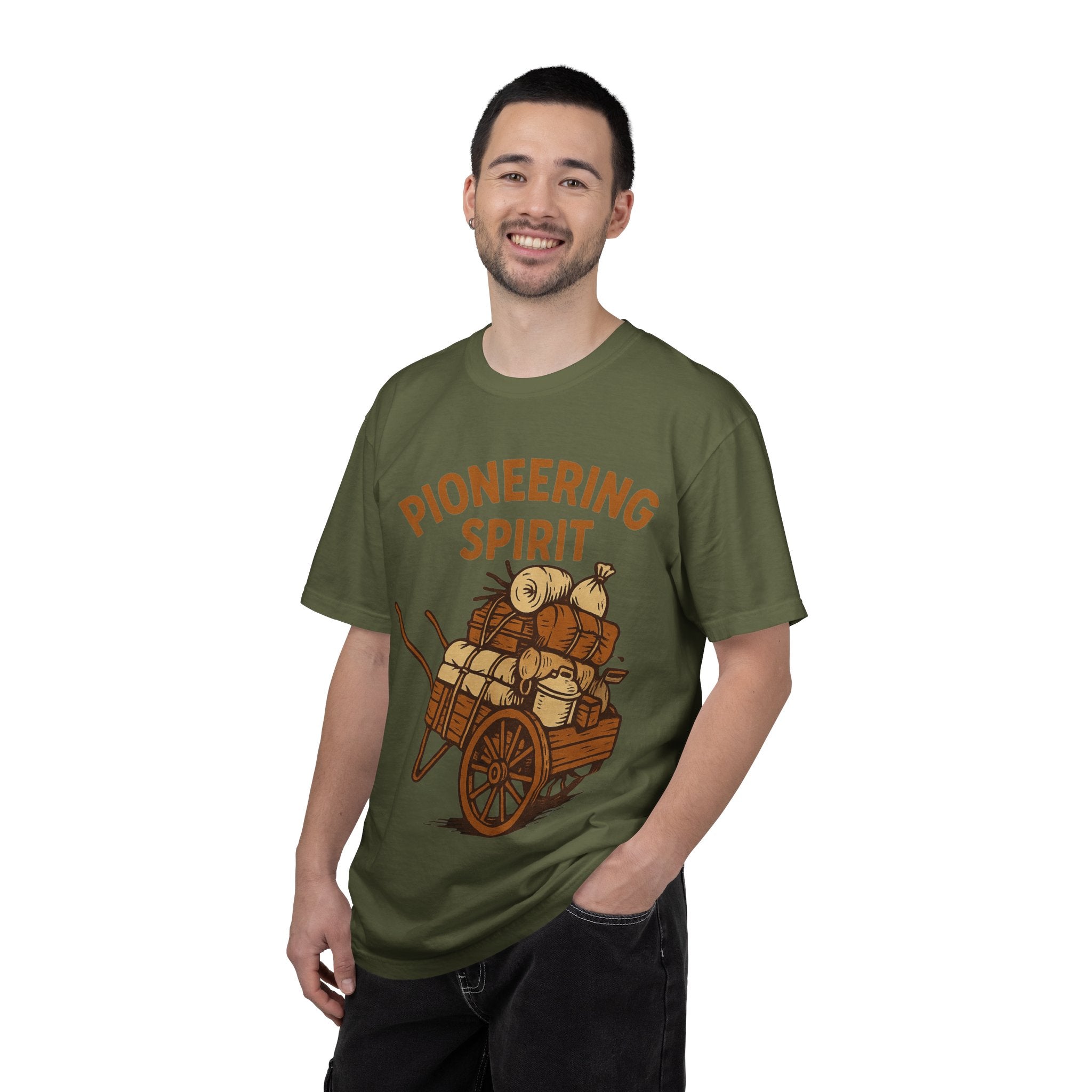 "Pioneering Spirit" Unisex Garment-Dyed T-shirt