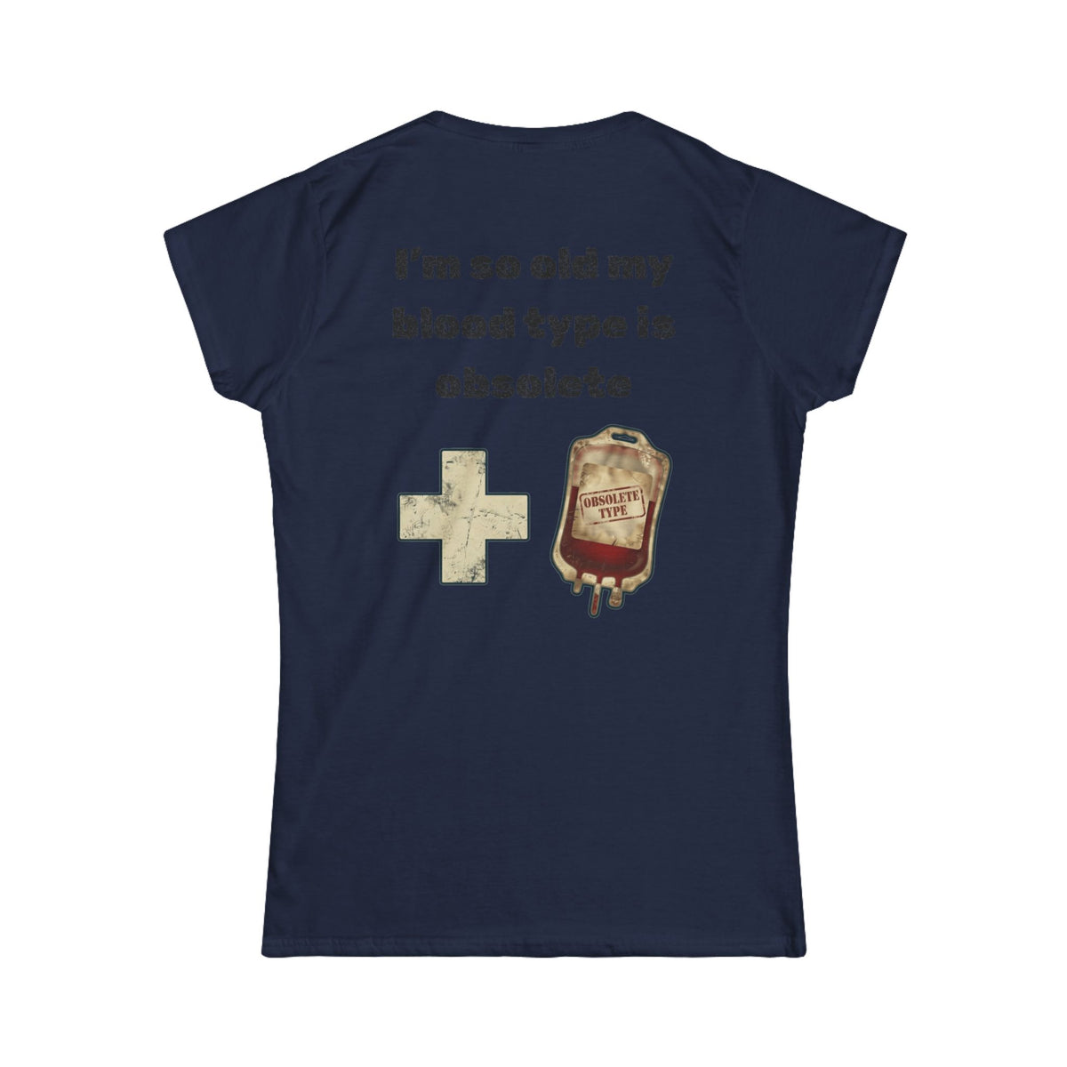 Color: Navy | Blood Type Women's Tee