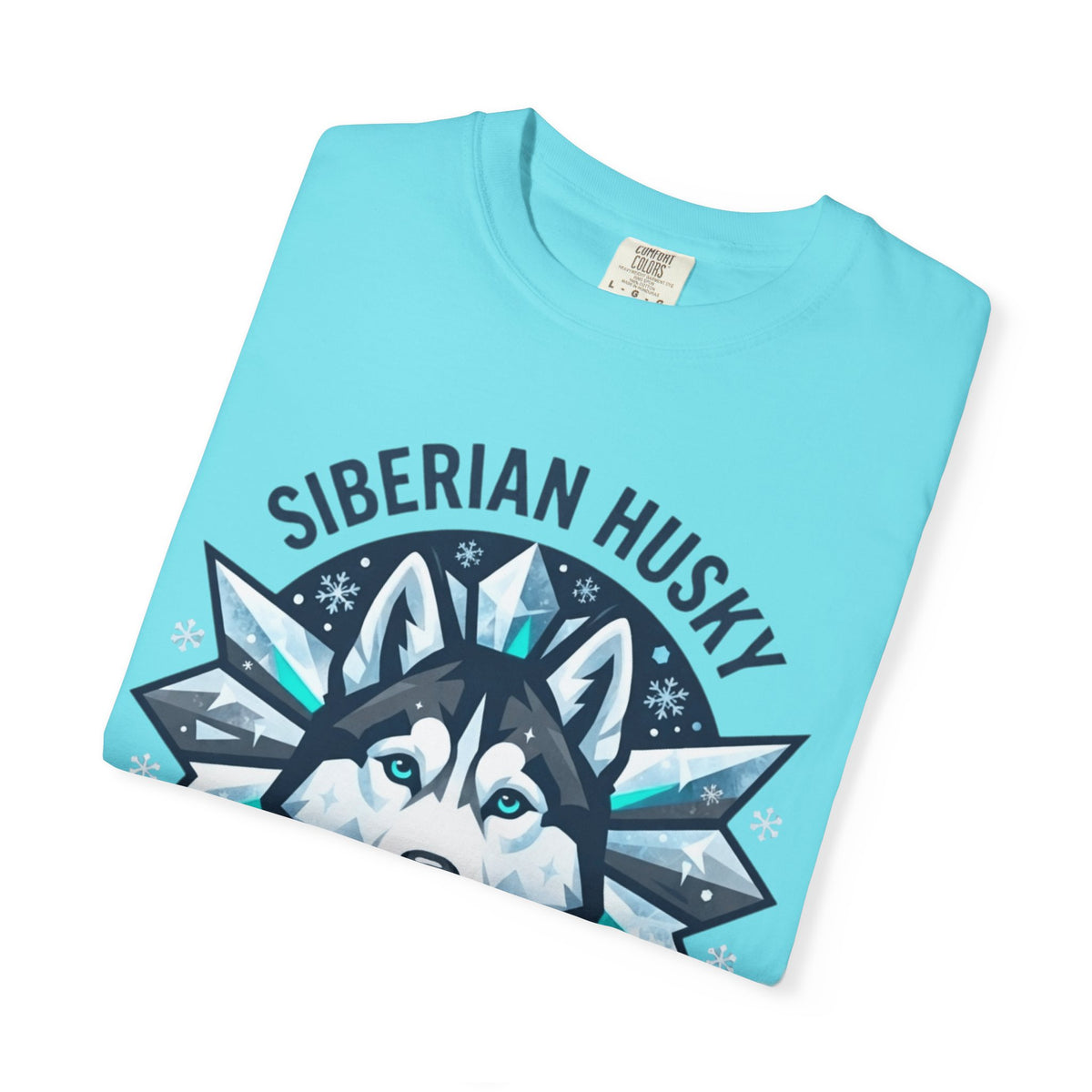 "Siberian Husky Loyal & Free" Unisex Garment-Dyed Tee