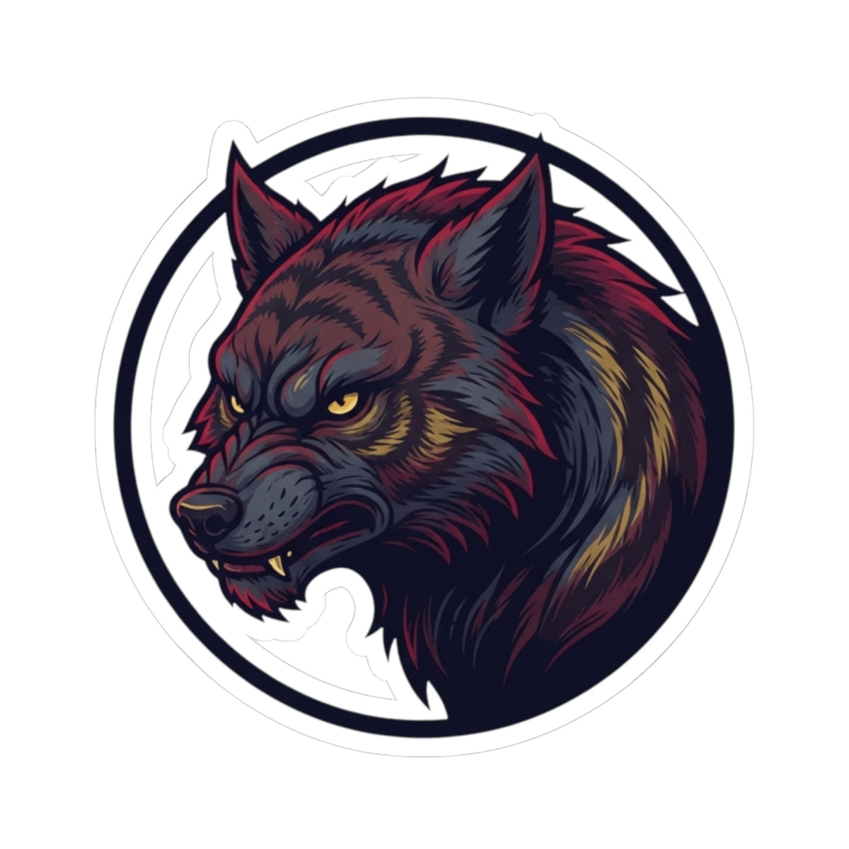 "The Beast of Gévaudan (France)" Sticker