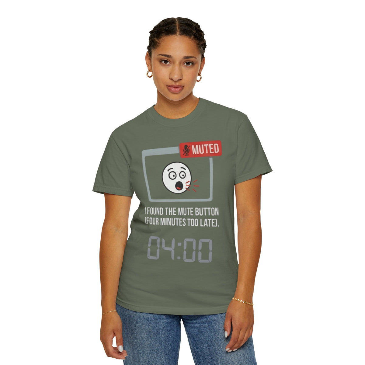 "I Found The Mute" Unisex Garment-Dyed Tee