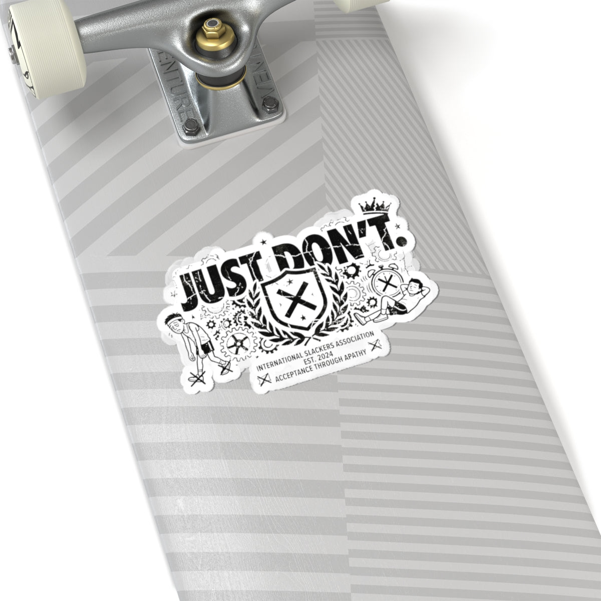 The Anti-Motivational Manifesto | Kiss-Cut Sticker — AttitudeShirts