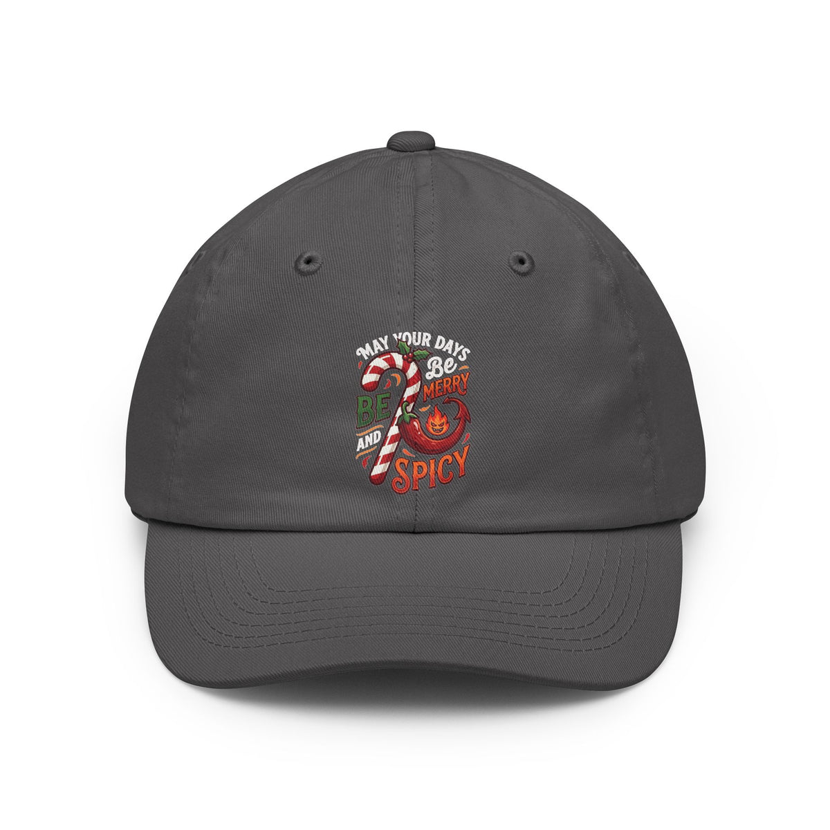 Color: Charcoal | May Your Days Be Merry and Spicy Dad Hat