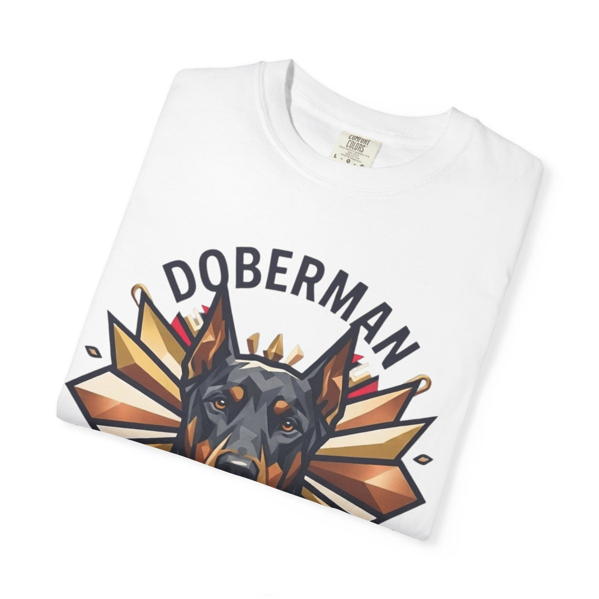 "Doberman Defender" Unisex Garment-Dyed Tee