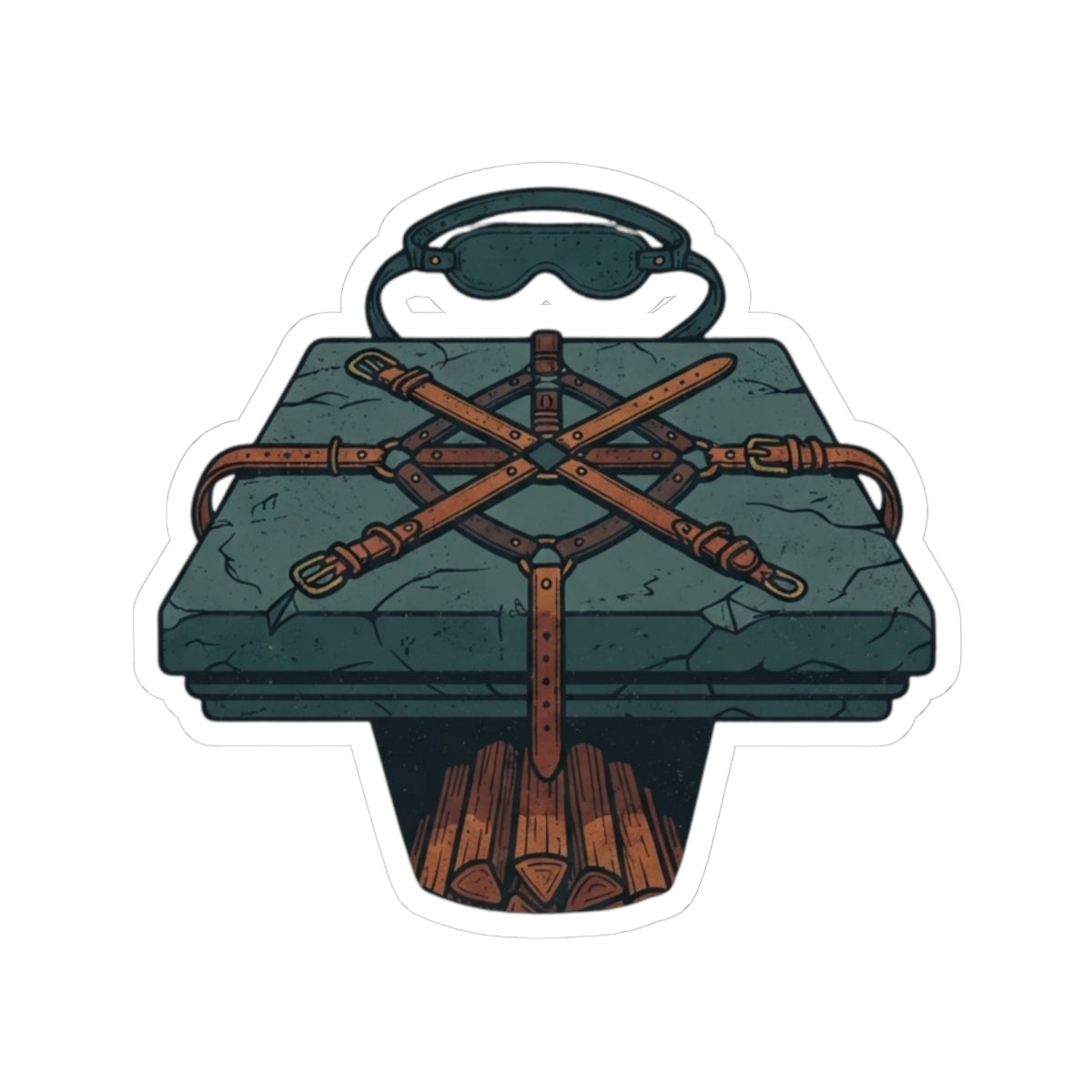 "Good Book Series Bound & Blindfolded" Sticker