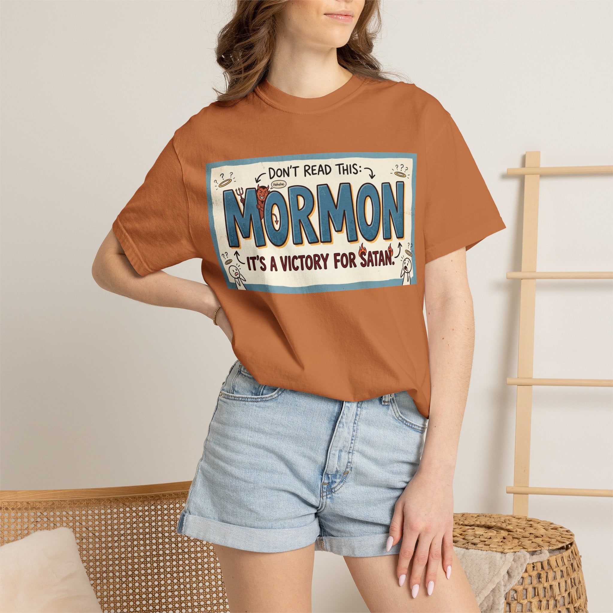"Victory for Satan T-Shirt" Unisex Garment-Dyed T-shirt