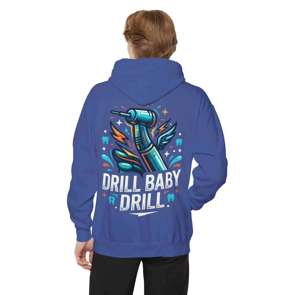"Drill Baby Drill" Garment-Dyed Hoodie