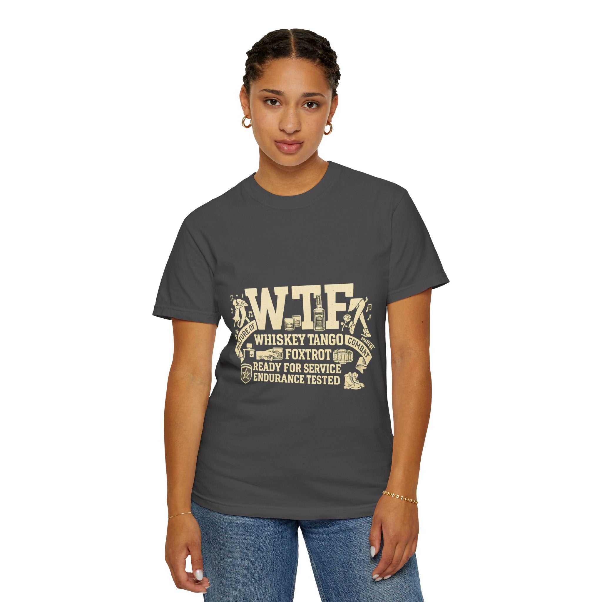 WTF Nature of Combat | Garment-Dyed Tee — AttitudeShirts