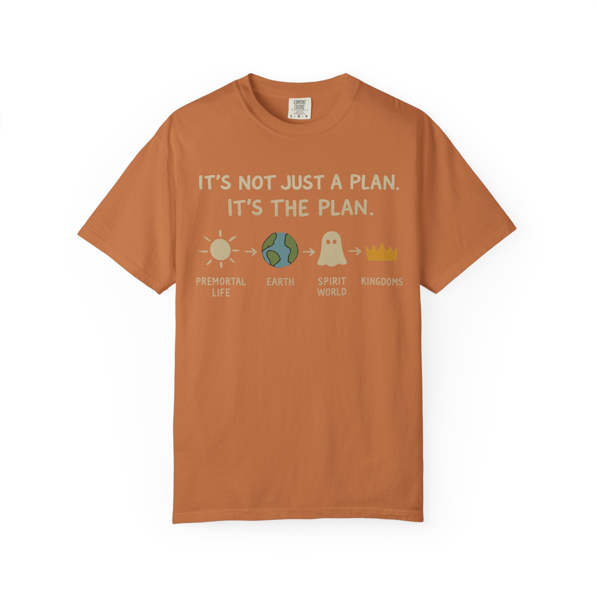 "It's The Plan" Unisex Garment-Dyed T-shirt