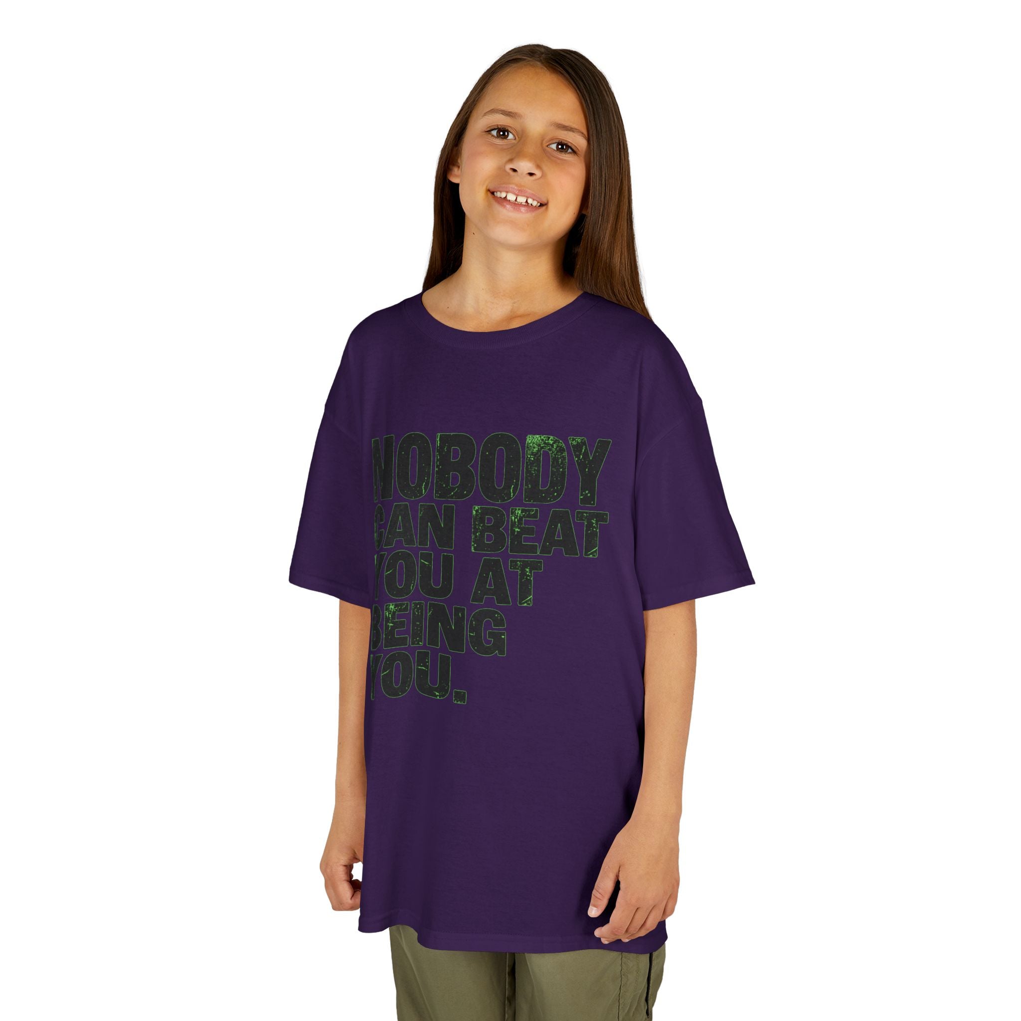 "Nobody Can Beat You At Being You" Kids Tee