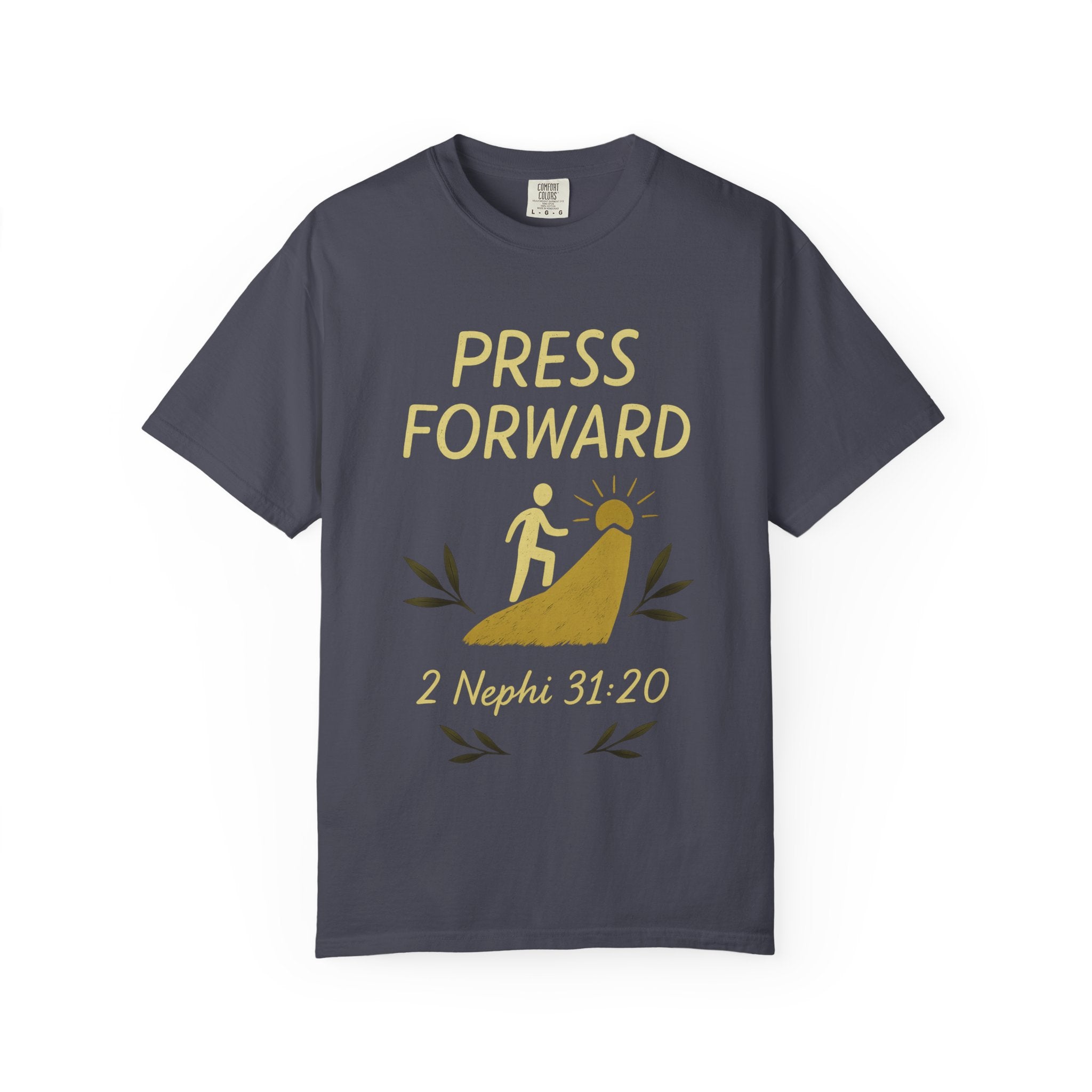 "Press Forward" Unisex Garment-Dyed T-shirt