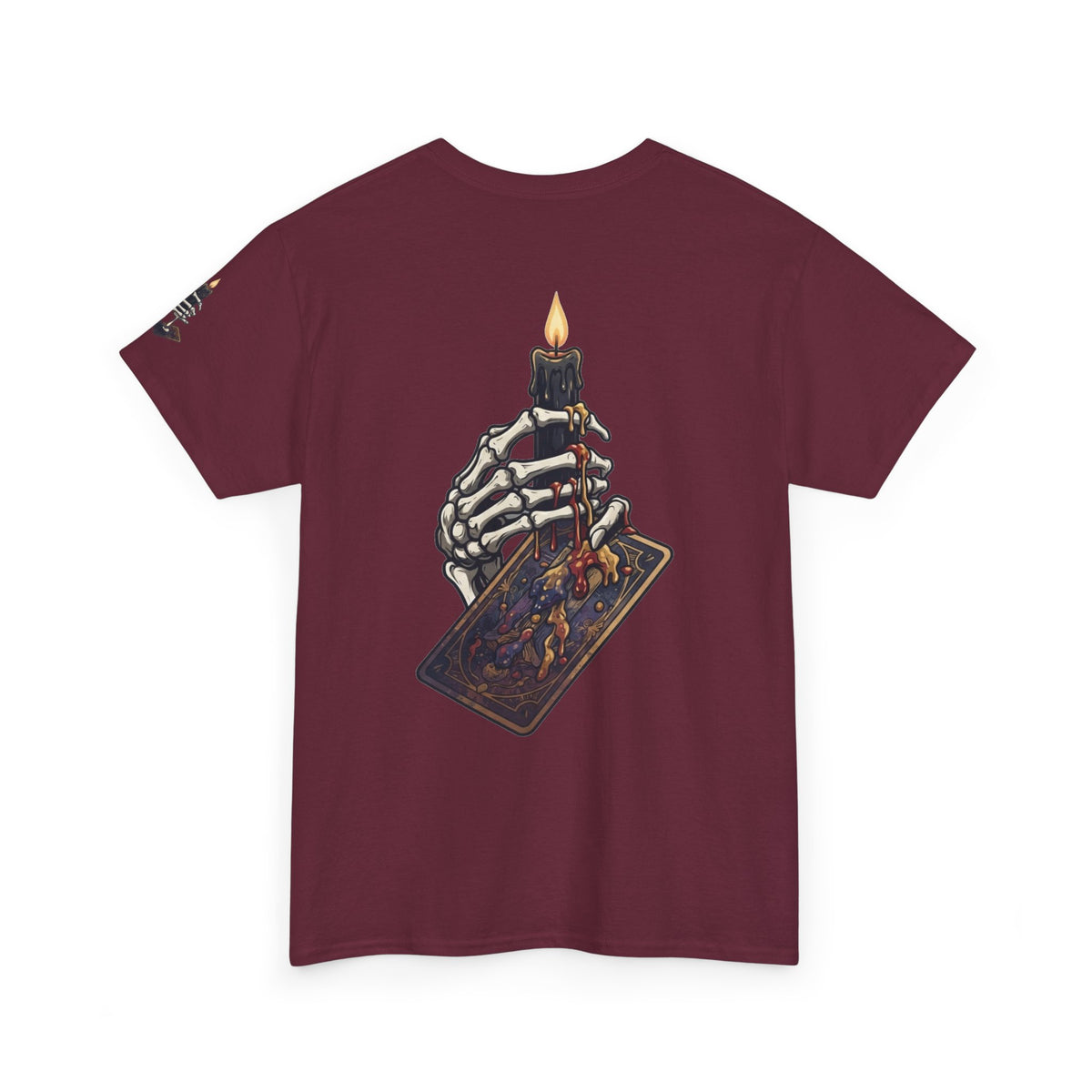Skeletal Hand And Tarot Card Premium Graphic Tee