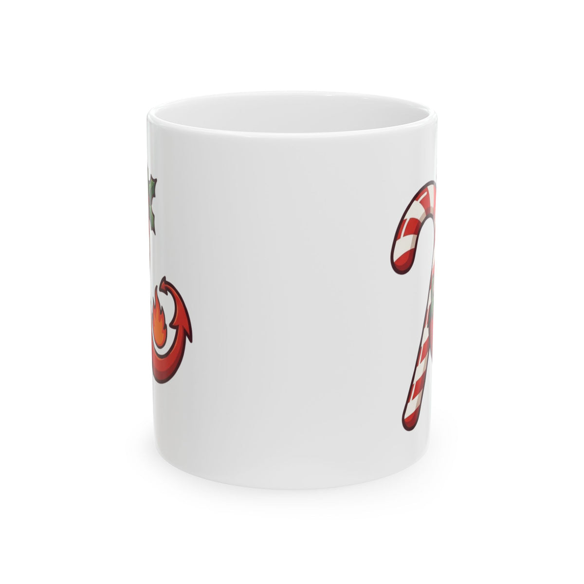 "May Your Days Be Merry and Spicy" White Ceramic Mug — Graphic