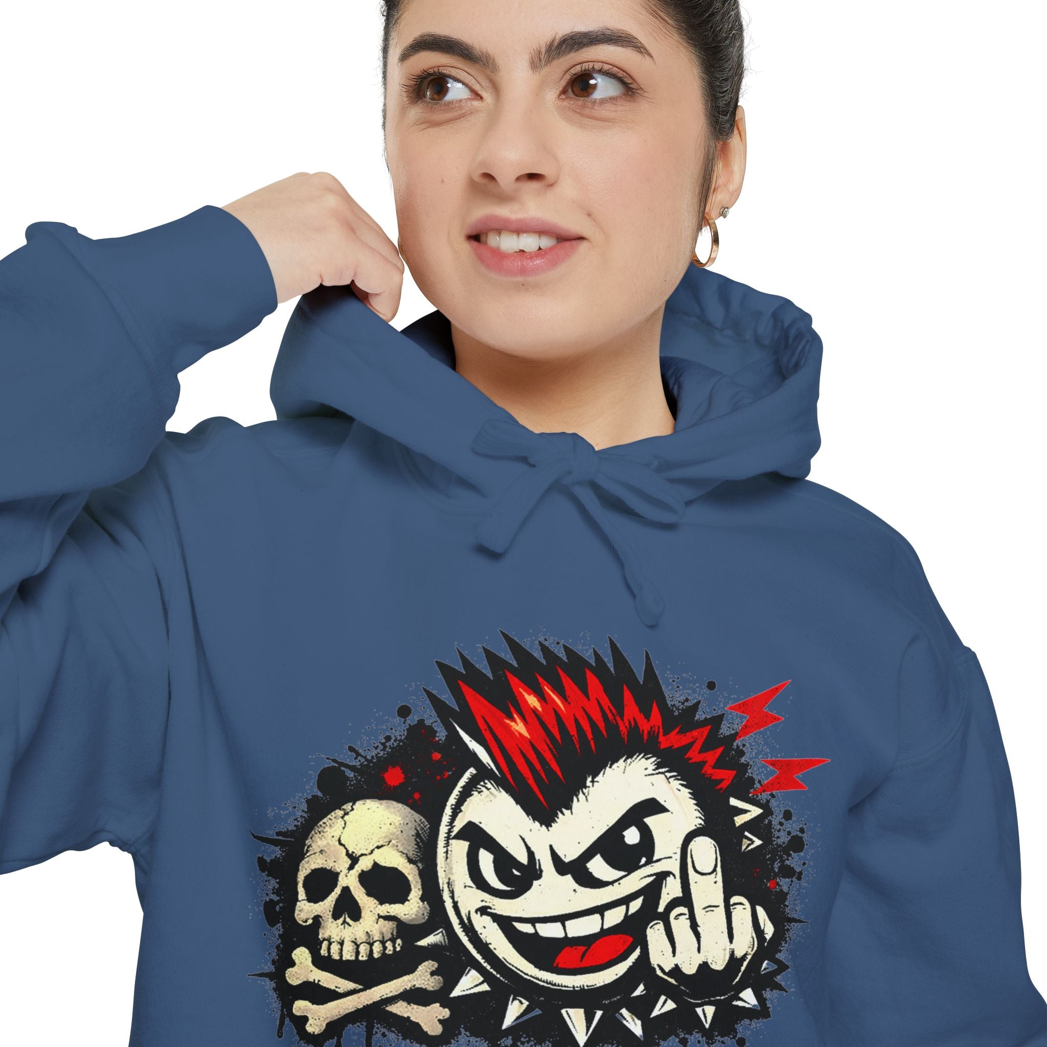 One Finger Opinion | Garment-Dyed Hoodie — AttitudeShirts
