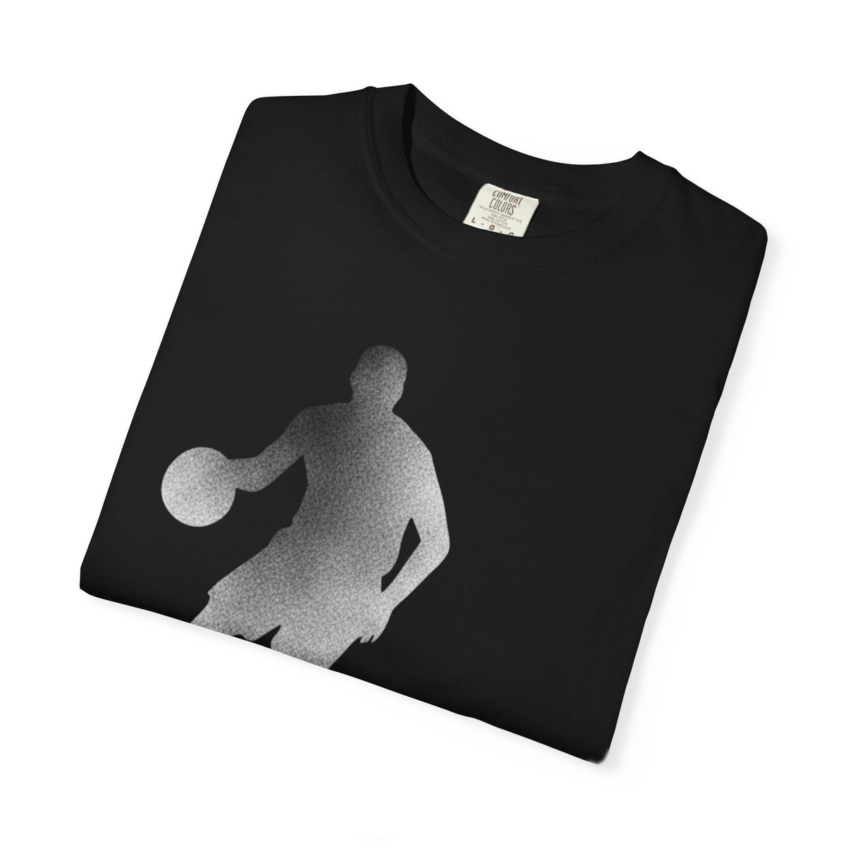 Color: Black | Church Basketball: High Court Unisex Garment-Dyed T-shirt