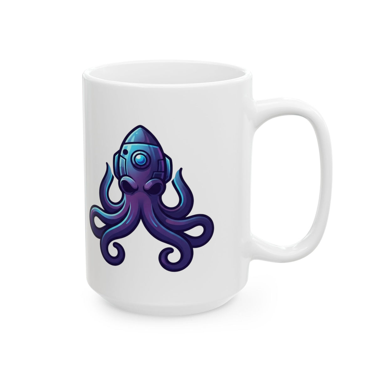 "Octo Credible" White Ceramic Mug — Graphic