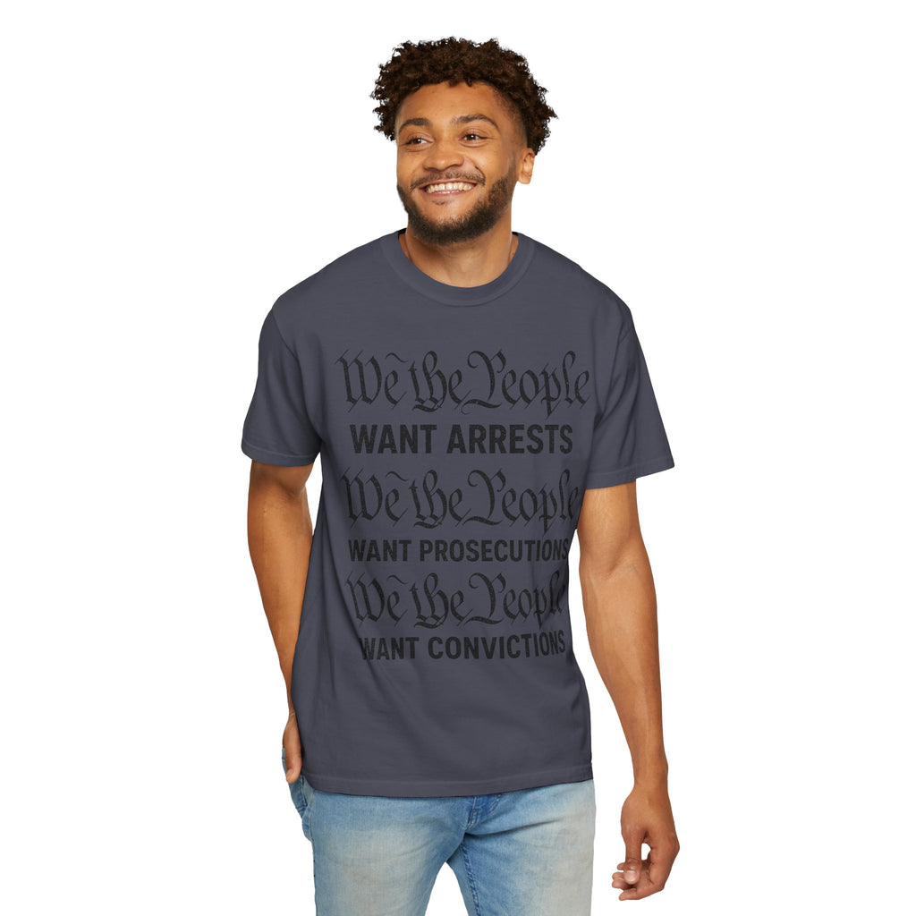 "We the People" Unisex Garment-Dyed Tee