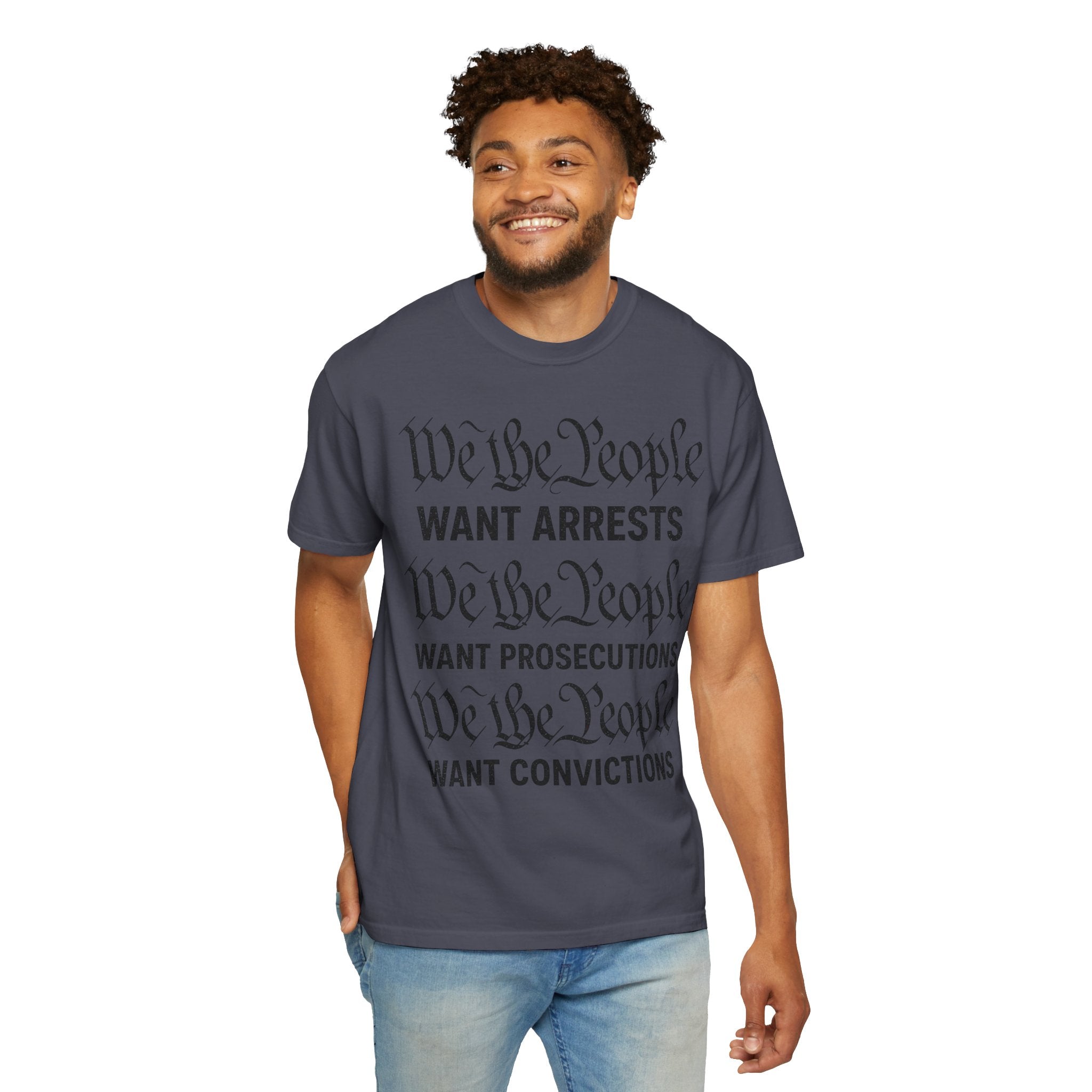 "We the People" Unisex Garment-Dyed Tee