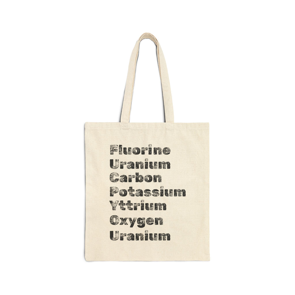 The "Elemental Attitude" Canvas Tote