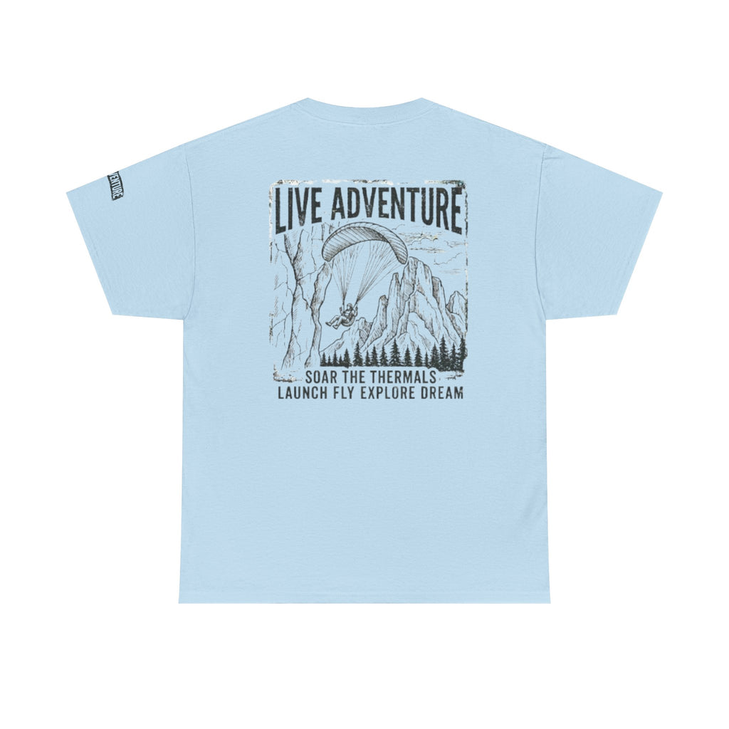 "Live Adventure - Soar the Thermals" Premium Graphic Tee