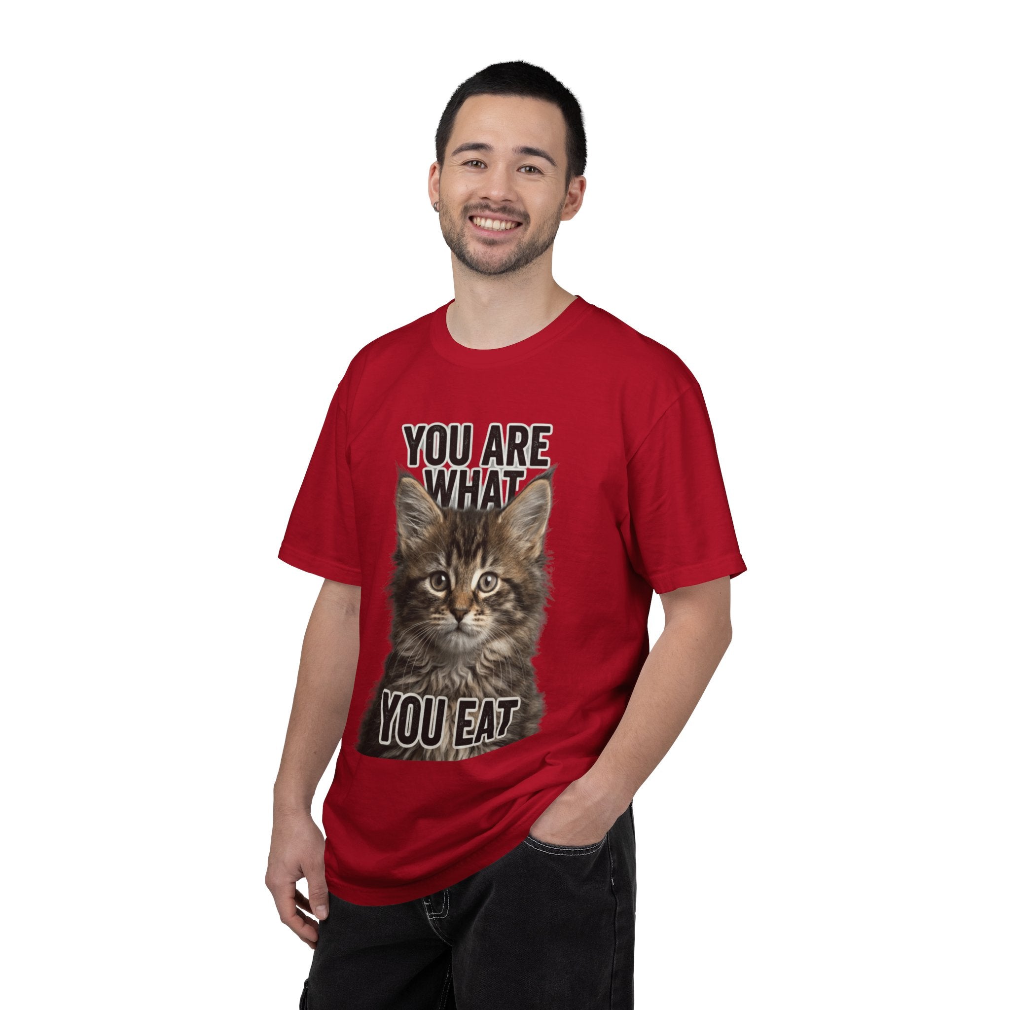 "You Are What You Eat - Cat 4" Unisex Garment-Dyed T-shirt