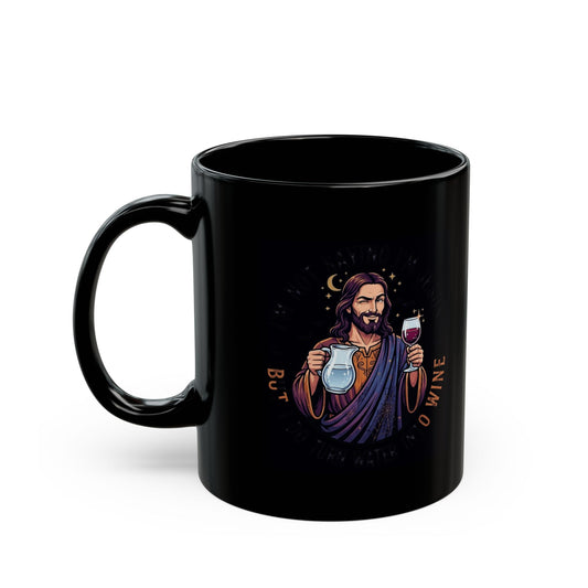 "I'm Not Saying I'm Jesus" Black Ceramic Mug