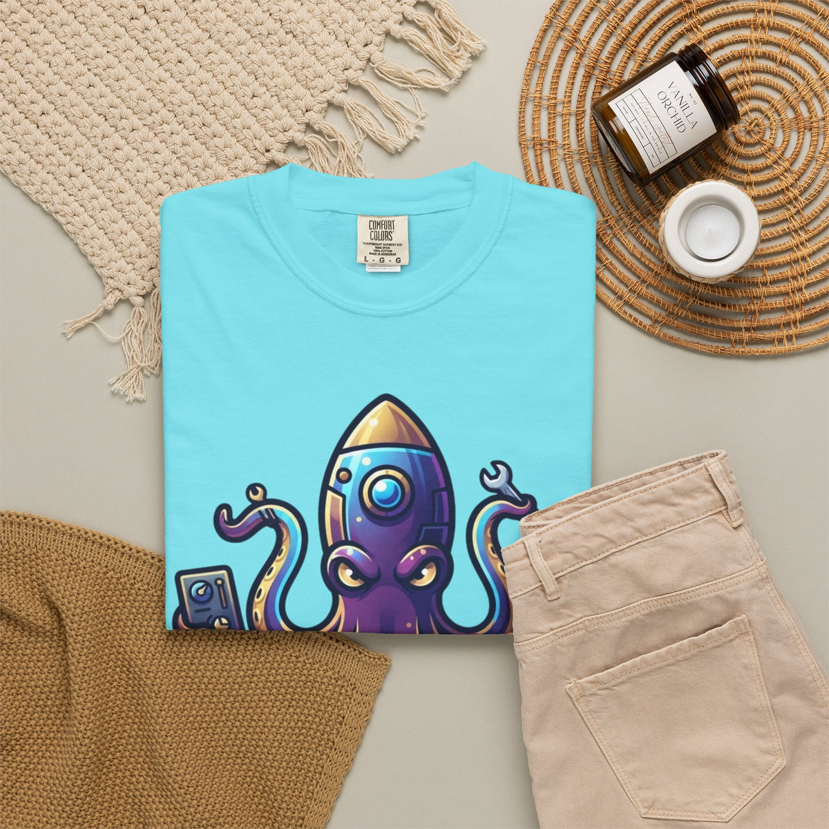 "Octo Credible" Unisex Garment-Dyed Tee