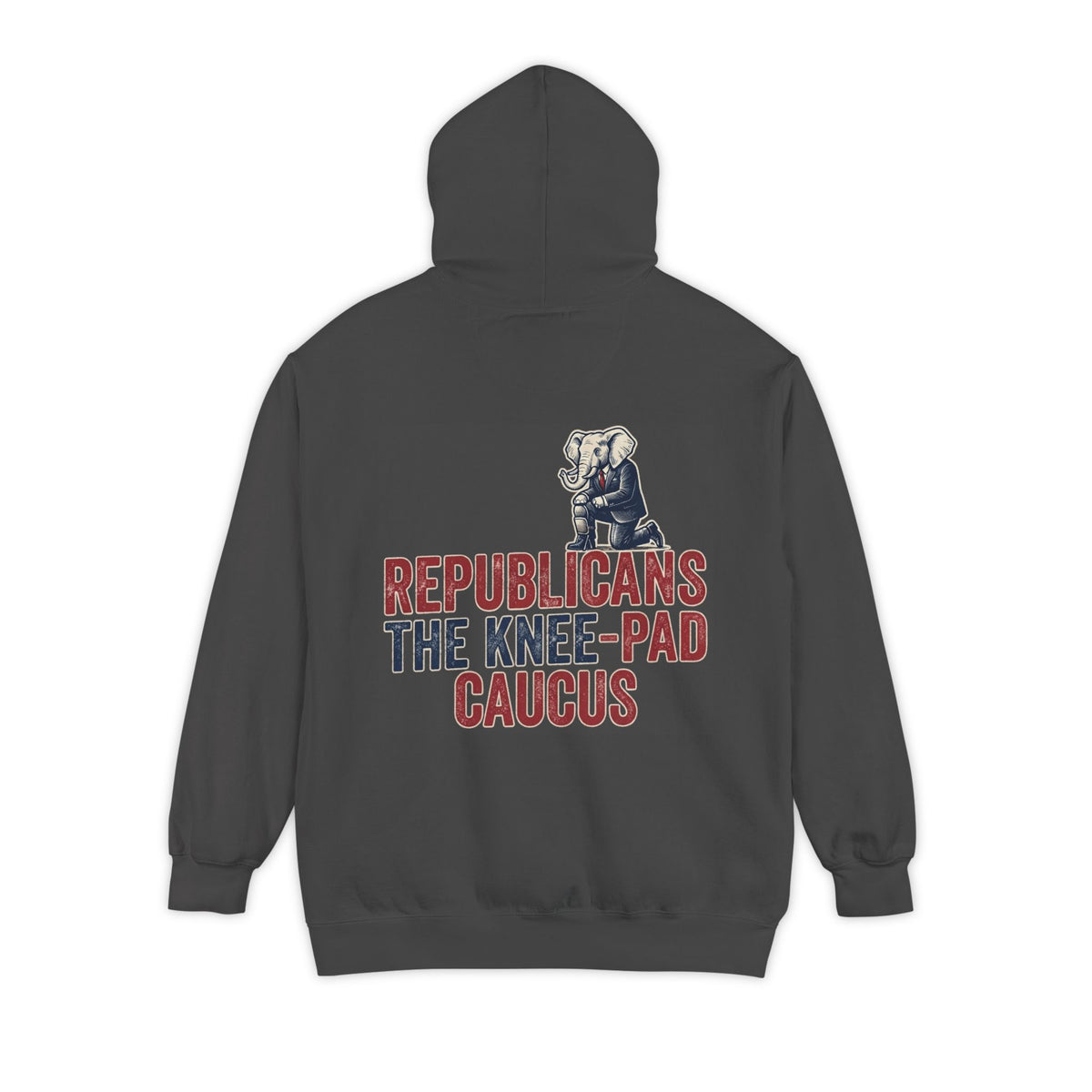 Color: Pepper | The Knee Pad Caucus Garment-Dyed Hoodie