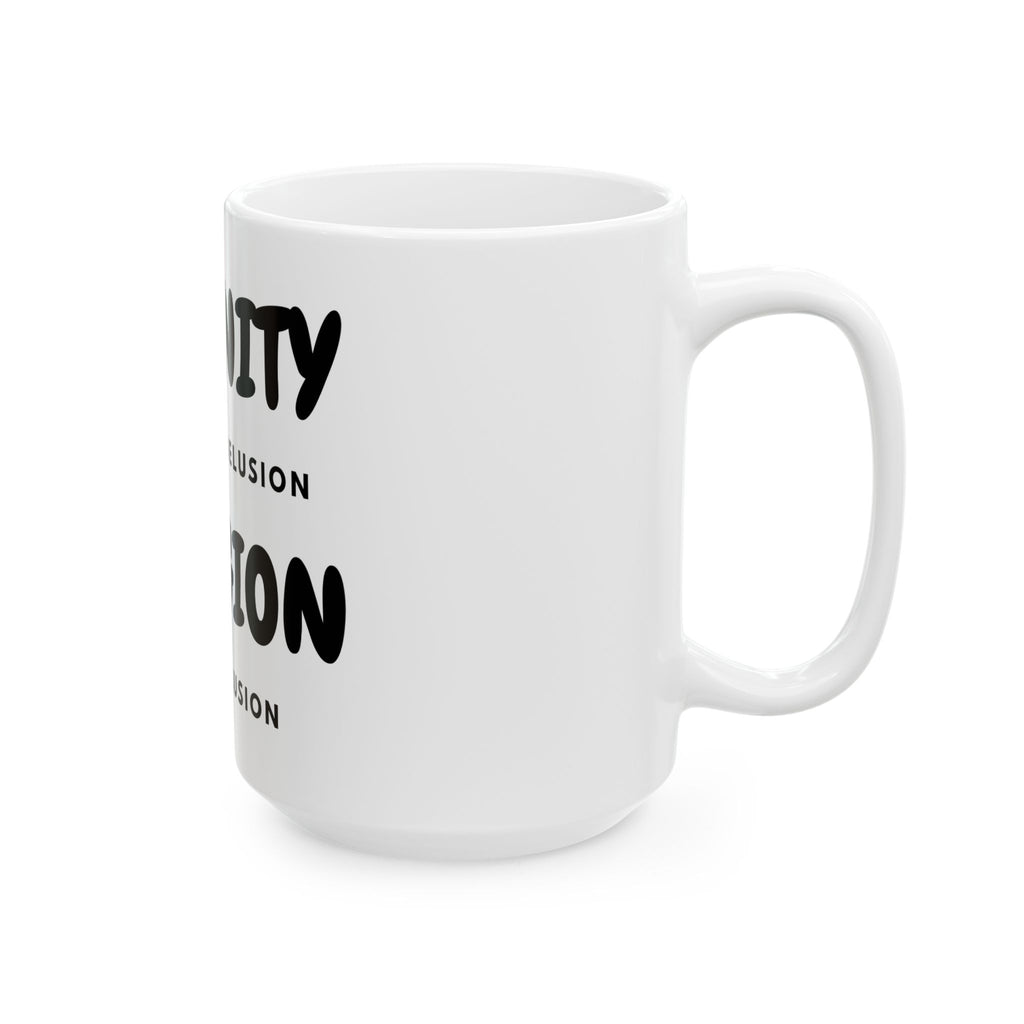 "Insanity Religion" White Ceramic Mug