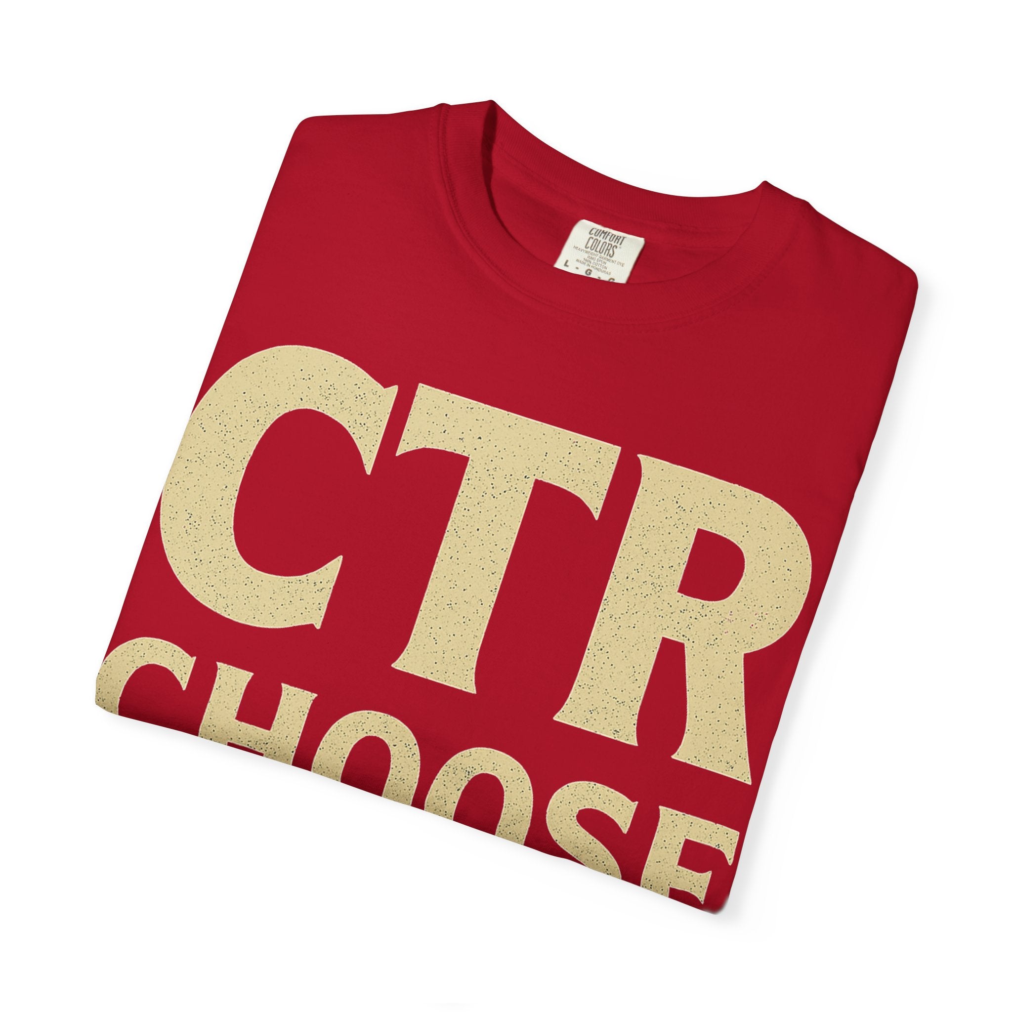 "CTR: Choose To Rebel" Unisex Garment-Dyed T-shirt