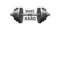 Make Me Hard - Morning Demands | Kiss-Cut Sticker — AttitudeShirts