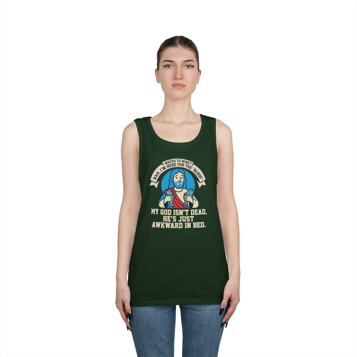 "Good Book Series Not Dead Awkward In Bed" Tank Top