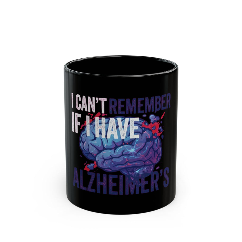 "I Can't Remember" Black Ceramic Mug