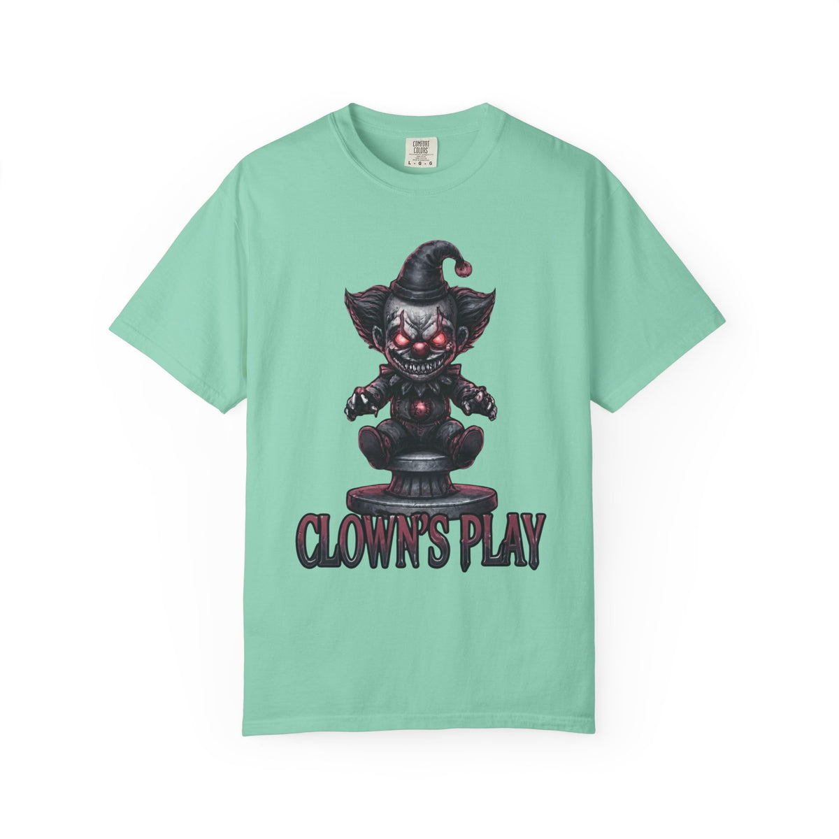 Color: Island Reef | Clown Play Unisex Garment-Dyed Tee