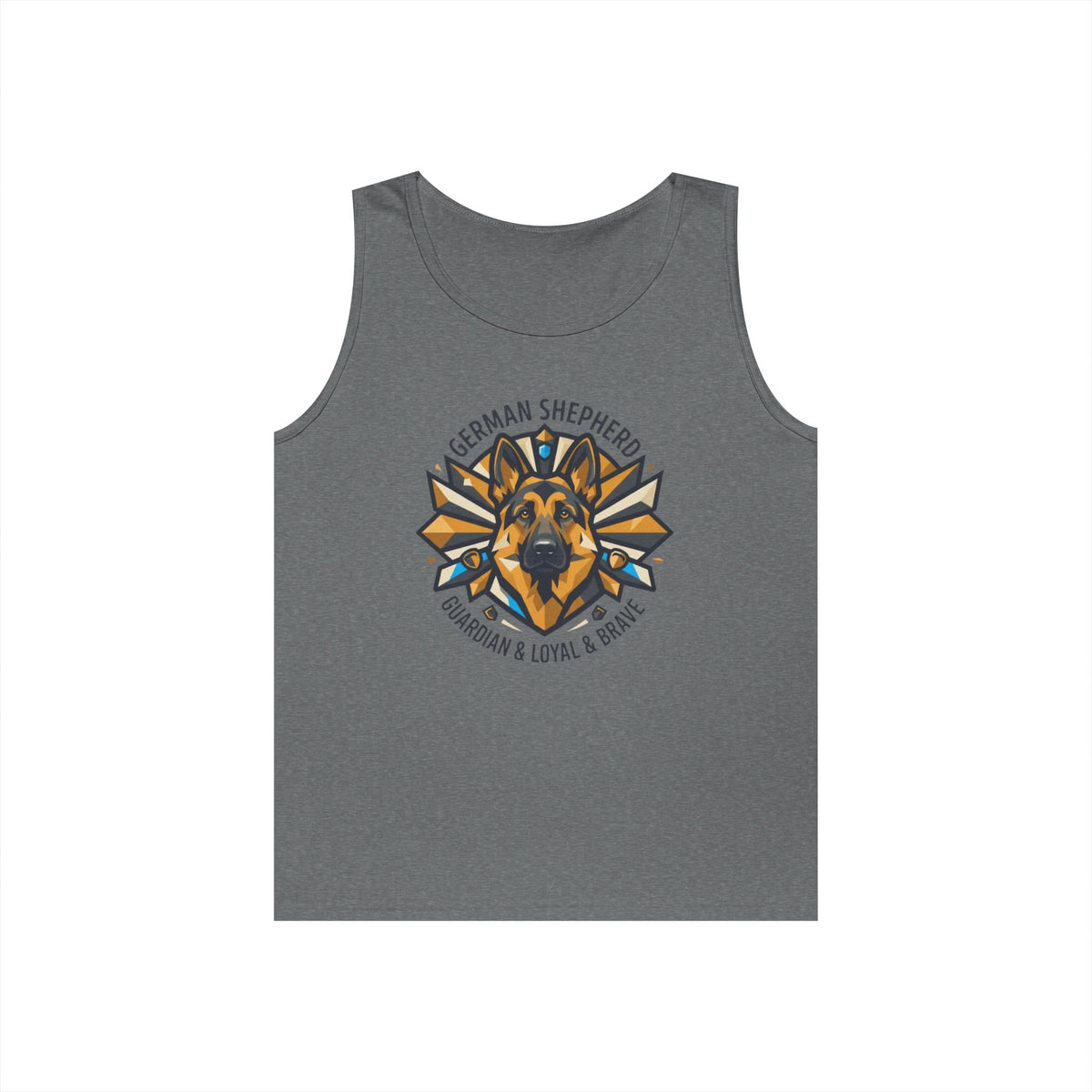 "German Shepherd Guardian Loyal Brave" Tank Top