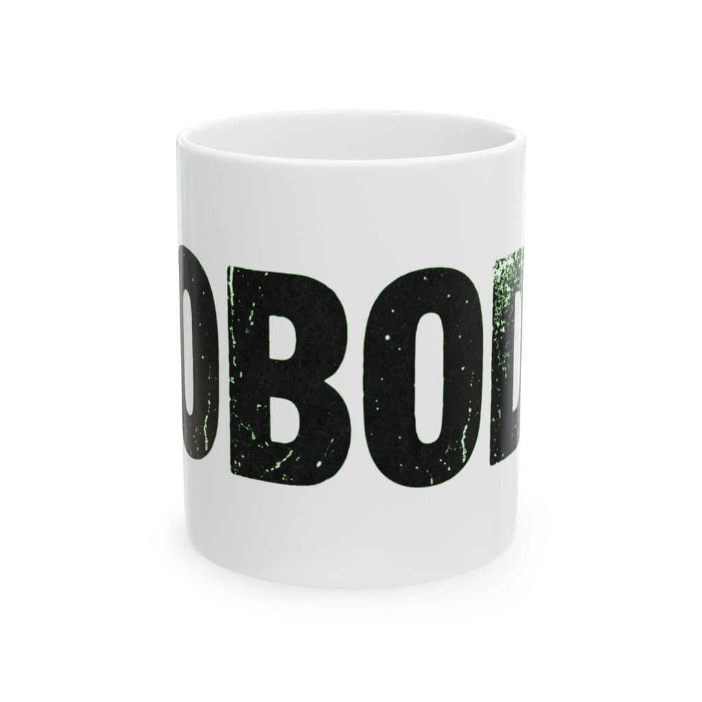 "Nobody Can Beat You At Being You" White Ceramic Mug — Graphic