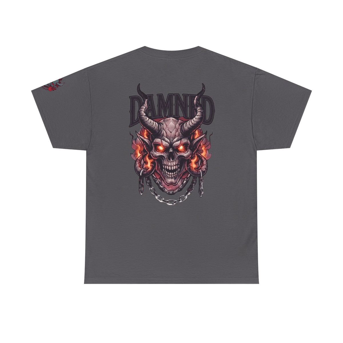 Color: Charcoal | Damned Premium Graphic Tee