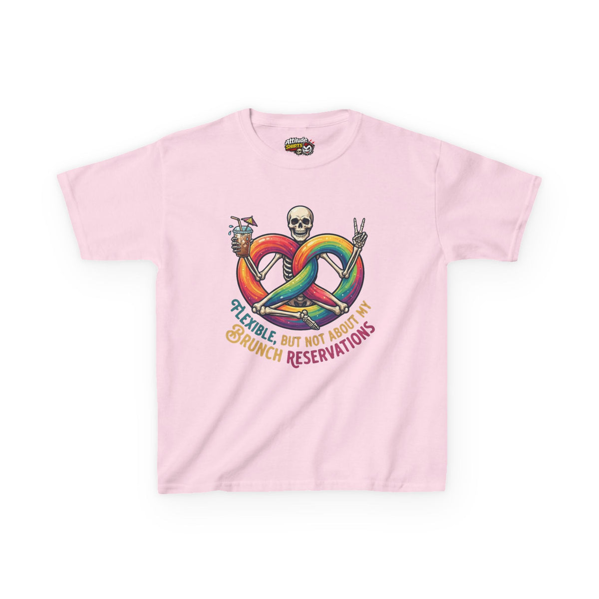 "Flexible But Not About Brunch" Kids Tee
