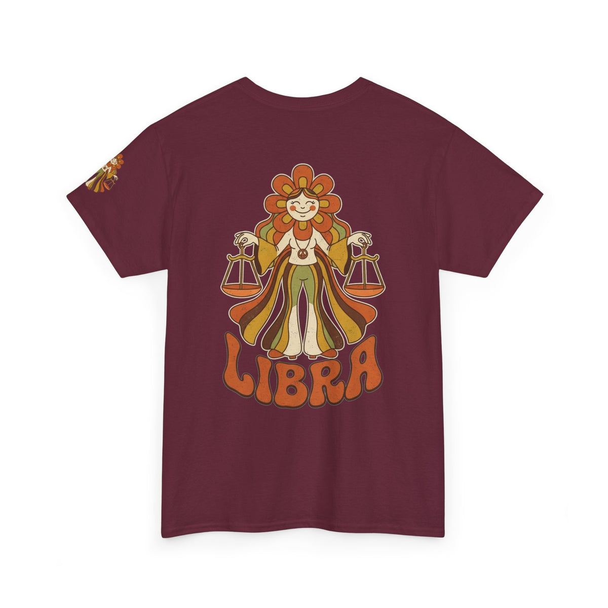 "Retro Mascot Groovy Libra" Premium Graphic Tee