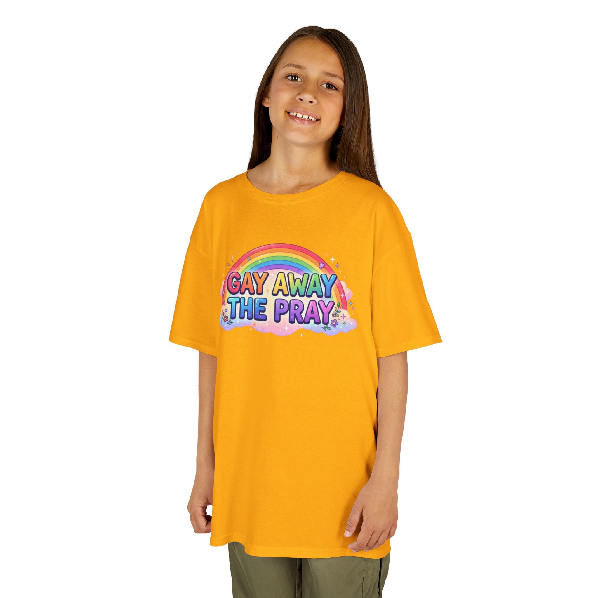"Gay Away The Pray" Kids Tee