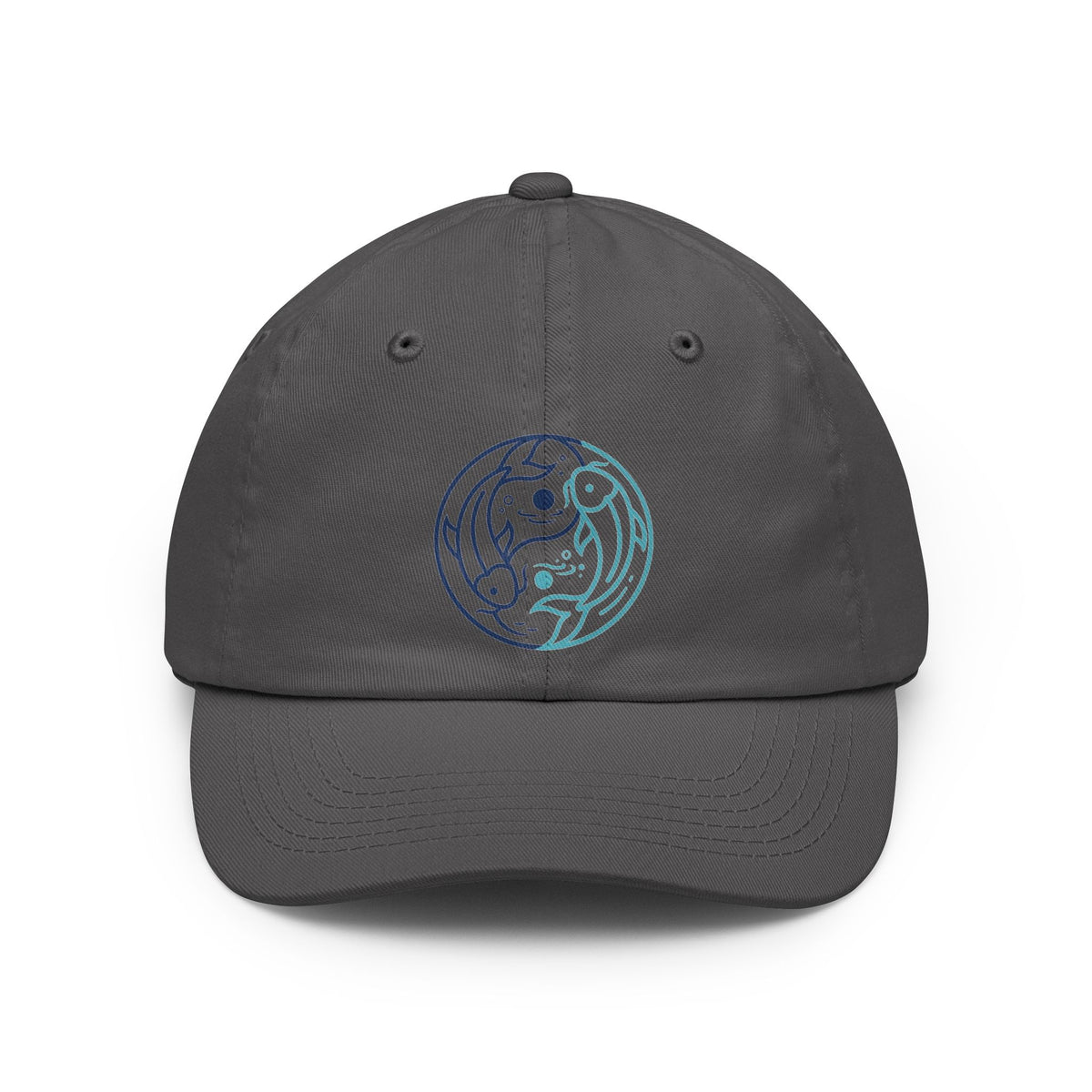 Color: Charcoal | Yin Yang Pisces Dad Hat — Graphic