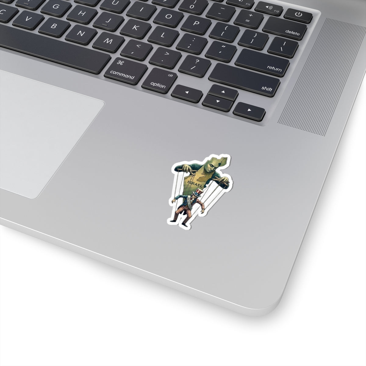 Strings Attached | Kiss-Cut Sticker — AttitudeShirts