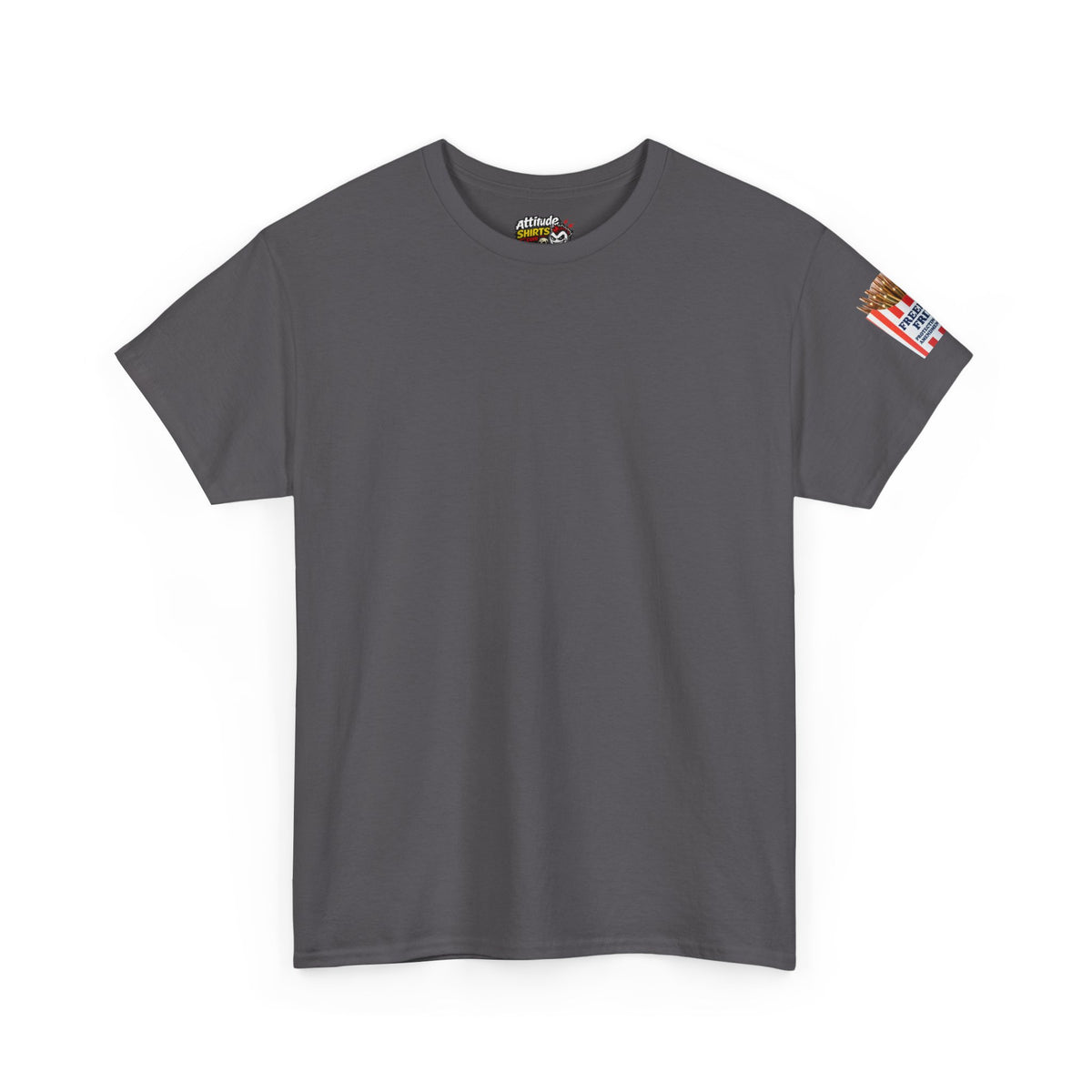 Color: Charcoal | Freedom Fries Premium Graphic Tee