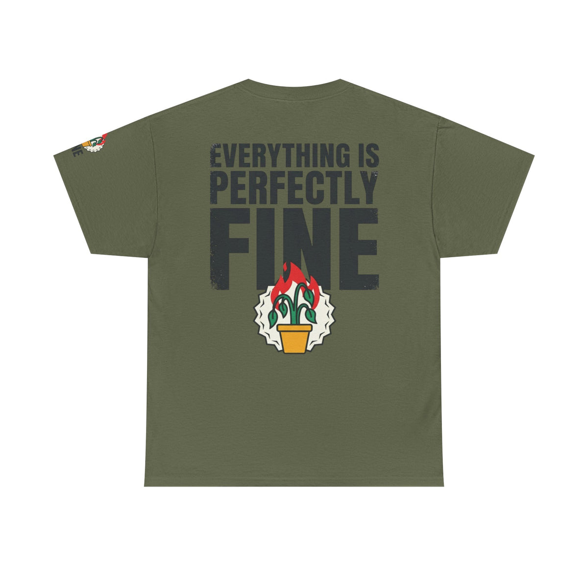 Color: Military Green | Perfectly Fine Premium Graphic Tee