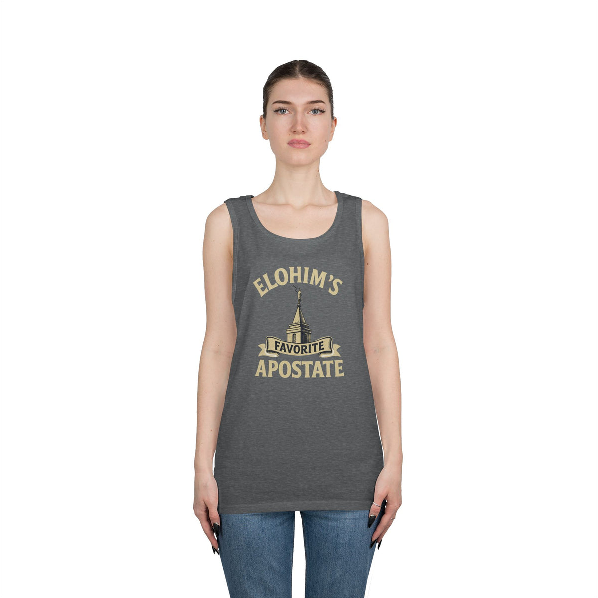 "Elohim Favorite Apostate" Tank Top