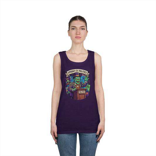 Color: Purple | Spooky-Fy Politics Tank Top