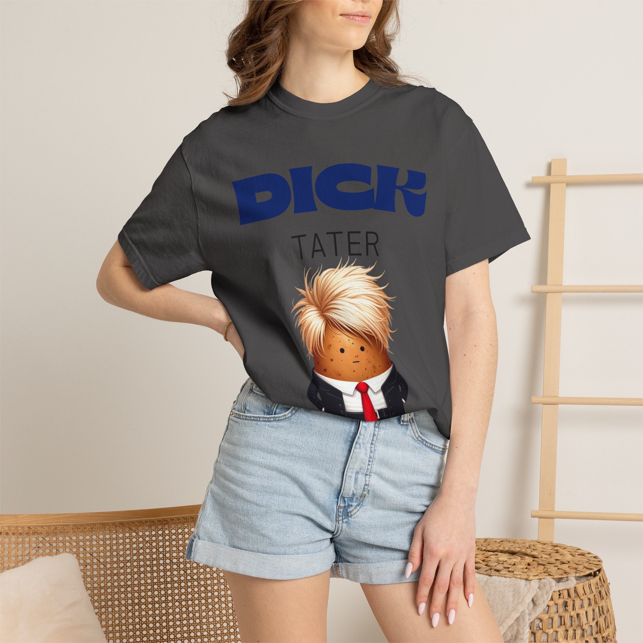 "The Dick Tater (Executive Spud Edition)" Unisex Garment-Dyed T-shirt