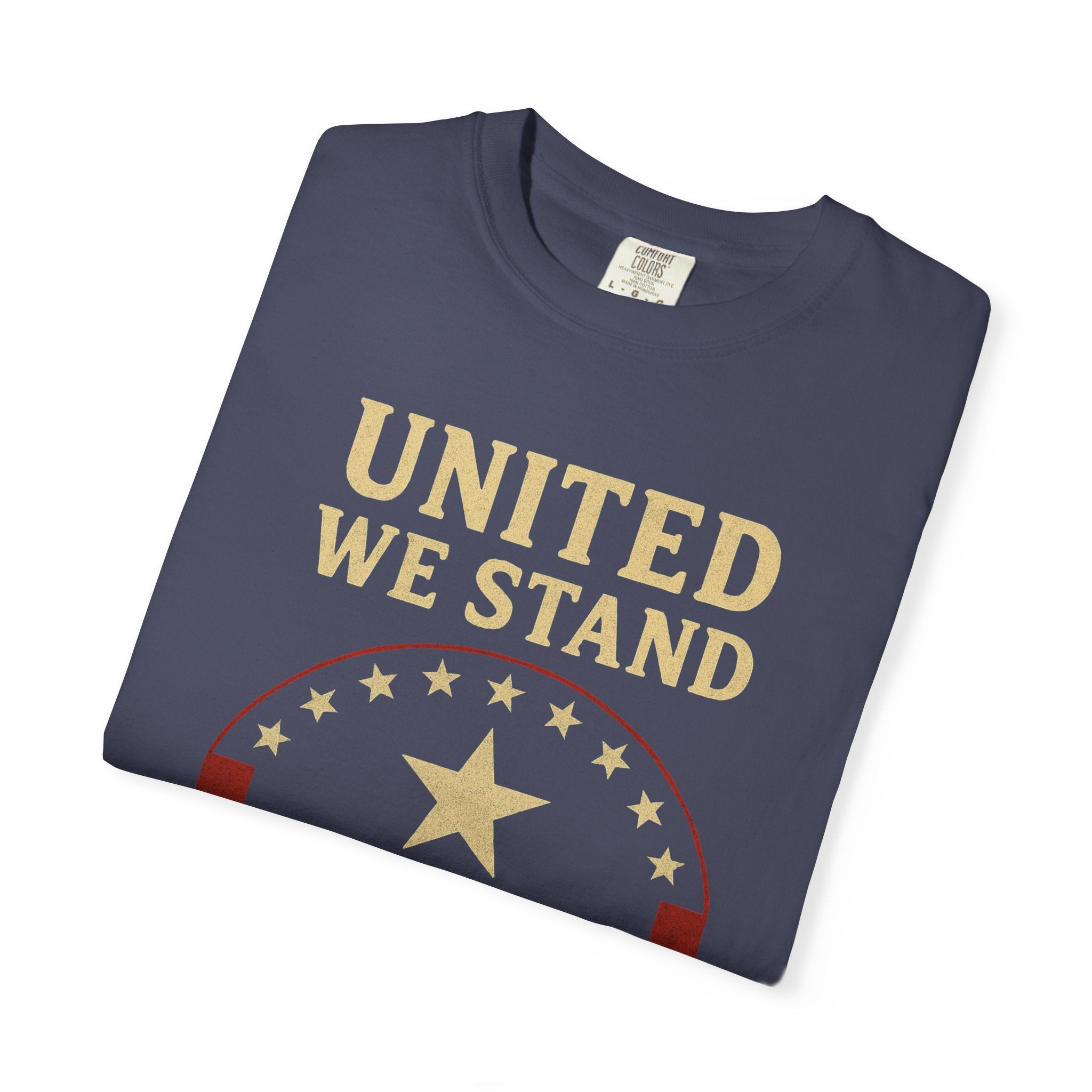 "Divided We Fall" Unisex Garment-Dyed T-shirt